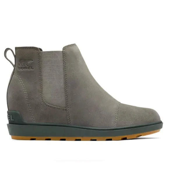 Sorel Evie Chelsea Ankle Boots Gray size 7