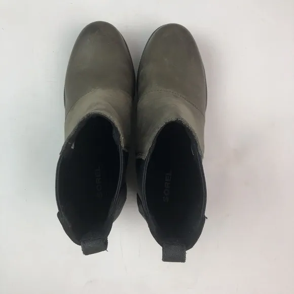 Sorel Joan of Arctic boots Wedge Chelsea Ankle Bootie lug soles waterproof