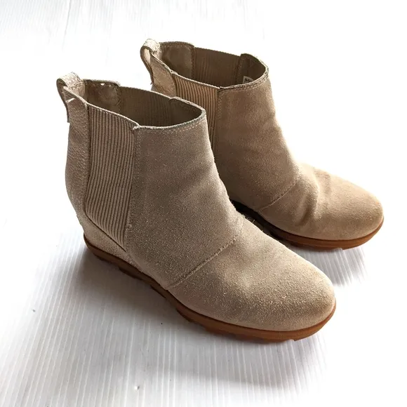 SOREL Joan of Arctic Chelsea II Wedge Ankle Boots size 11