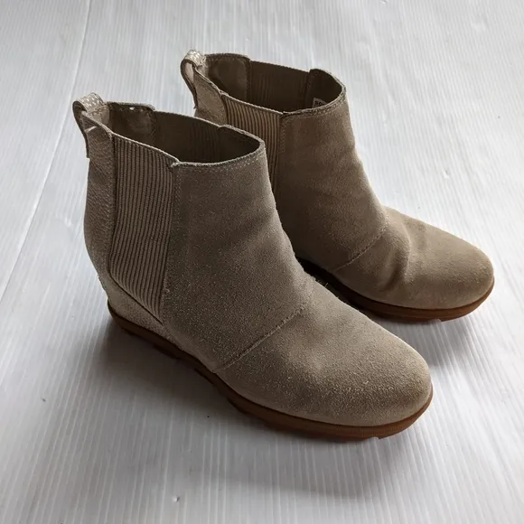 SOREL Joan of Arctic Chelsea II Wedge Ankle Boots size 11