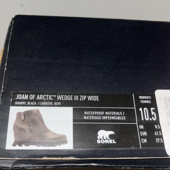 Sorel Joan of arctic wedge II boots black 10.5