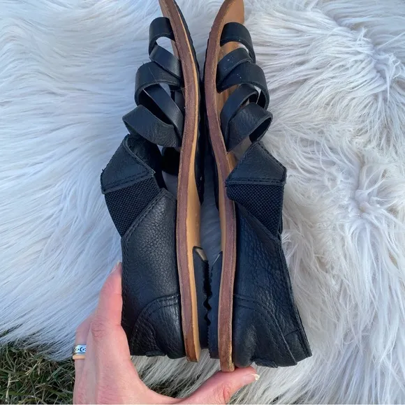 Sorel Lake Shoe Sandals Black Size 8.5