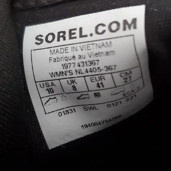 Sorel Lennox Chelsea Boots, Women's 10, Dark Grey Suede