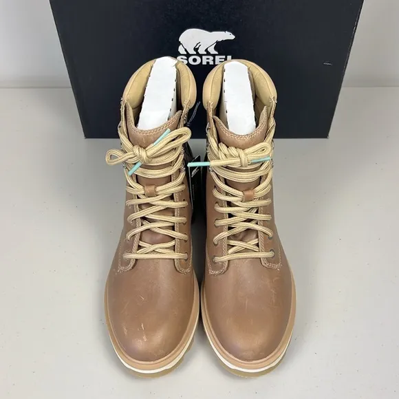SOREL Lennox Lace Up Combat Boot NIB Shelf #18