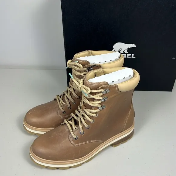 SOREL Lennox Lace Up Combat Boot NIB Shelf #18