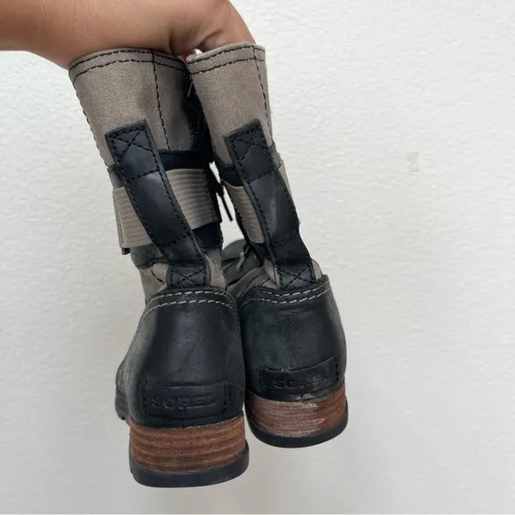 Sorel Major Carly Combat Boots Size 7