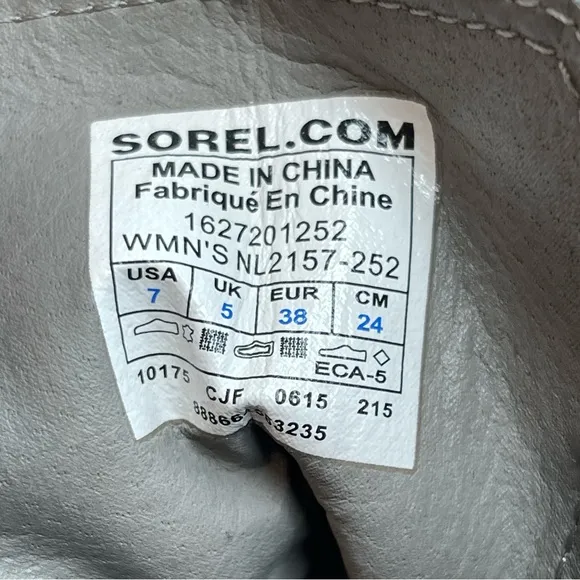 Sorel Major Carly Combat Boots Size 7
