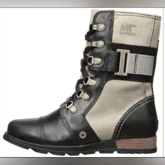 Sorel Major Carly Combat Boots Size 7