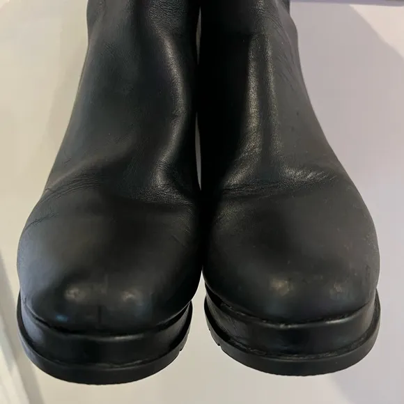 Sorel Margo Chelsea Black Waterproof Leather Boots Size 9.5