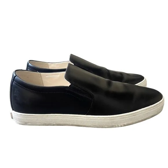 Sorel Men's 13 Caribou Mod Slip-On Waterproof Leather Sneakers Black