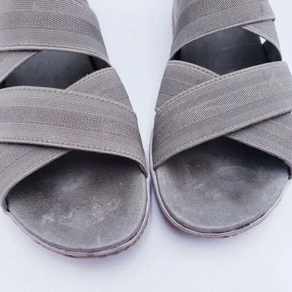Sorel Out N' About Plus Light Green Casual Everyday Strap Sandals NL3246-365 7.5