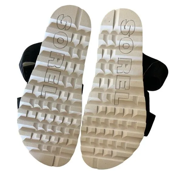 Sorel Roaming Sport Sandal Black Punch Pink Strap Sandals Size 10 NEW