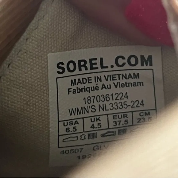 Sorel tan suede women’s Harlow Chelsea ankle boots SZ 6.5