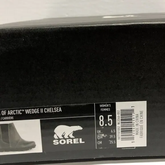 Sorel Women’s Joan Of Arctic Wedge II Chelsea Boot Size 8.5 M