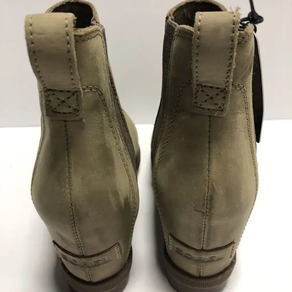 Sorel Women’s Joan Of Arctic Wedge II Chelsea Boots Brown, Size 8.5 M