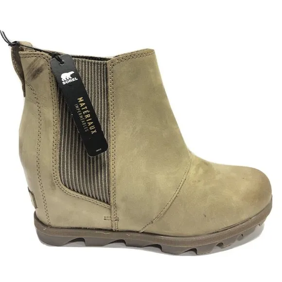 Sorel Women’s Joan Of Arctic Wedge II Chelsea Boots Brown, Size 8.5 M