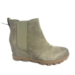 Sorel Women's Joan Of Arctic Wedge II Chelsea Boots Gray, Size 10.5 M