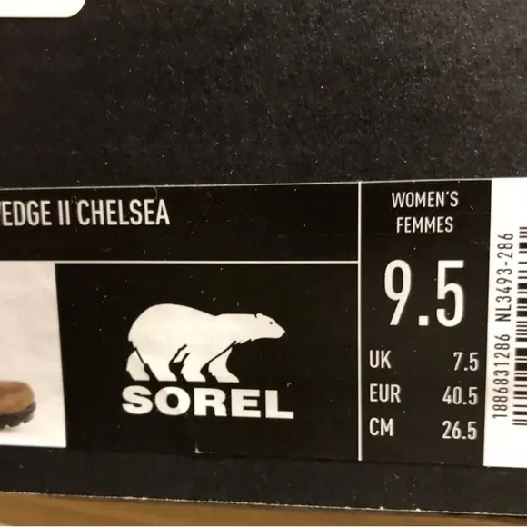 Sorel Women's Joan of Arctic Wedge II Chelsea Boots, Size 9.5 M