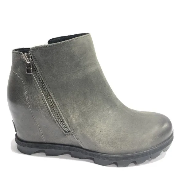 Sorel Women’s Joan of Artic Wedge II Chelsea Boot Gray Size 10.5 M