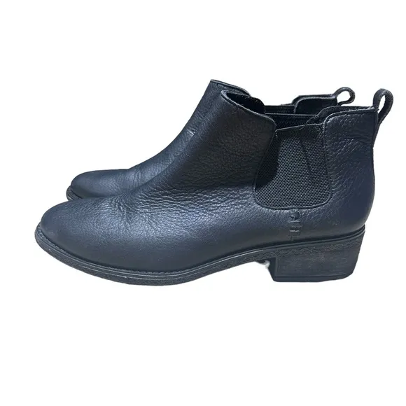 Sperry Maya Leather Chelsea Boots Sperry Ankle Bootie Black Size 10