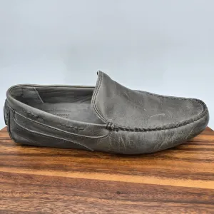 Sperry Top Sider Gold Cup Shoes Mens 10.5 M Gray Leather Slip On Driving Loafers
