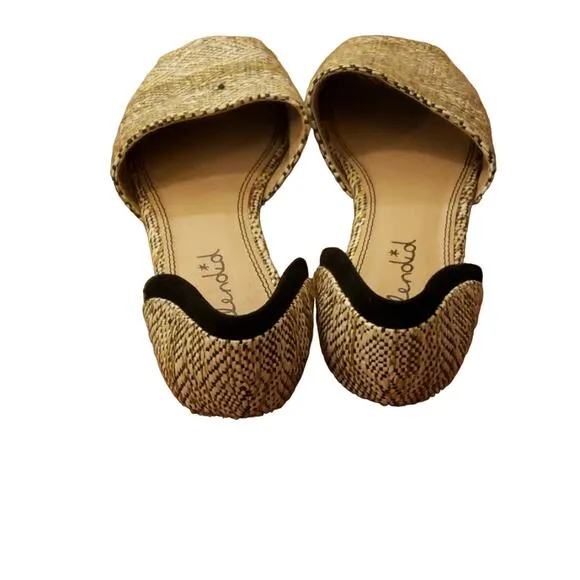 Splendid Akron Rattan D'orsay flats size 10