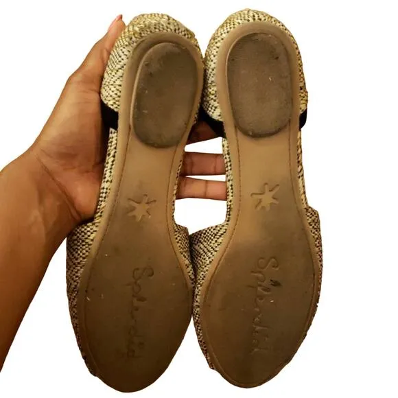 Splendid Akron Rattan D'orsay flats size 10