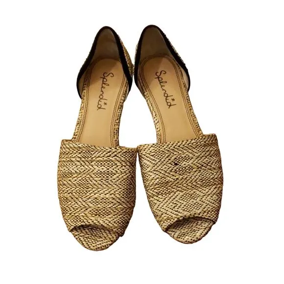 Splendid Akron Rattan D'orsay flats size 10
