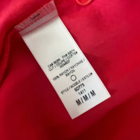 Splendid Coral Long-Sleeved Dress in size Medium