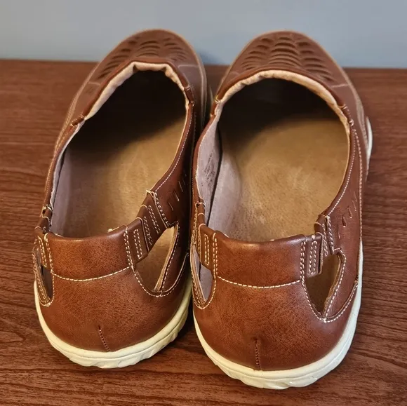 Stacy Adams Woven Slip On Loafers Size 11.5 Euc