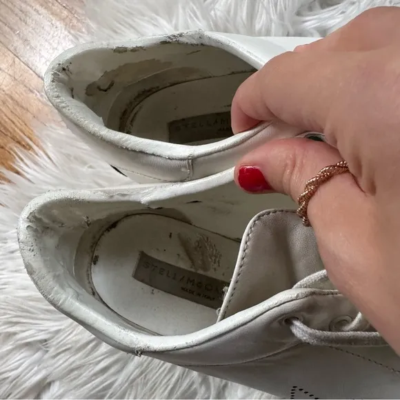 Stella McCartney Elyse platform Sneakers white stars