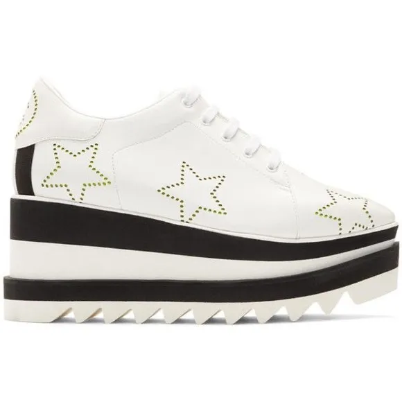 Stella McCartney Elyse platform Sneakers white stars