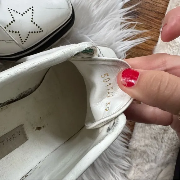 Stella McCartney Elyse platform Sneakers white stars