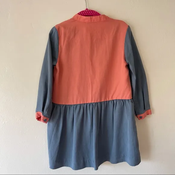 STELLA MCCARTNEY KIDS Blue and Pink Shirt Dress