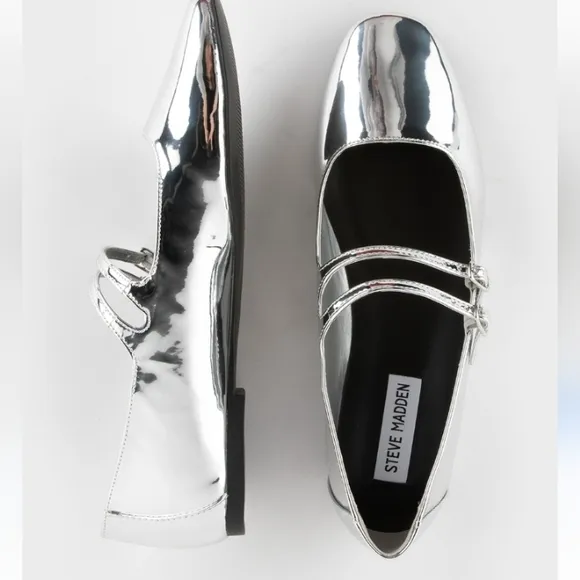 Steve Madden Bensonn Mary Jane Ballet Flats Sz-10 NWOT