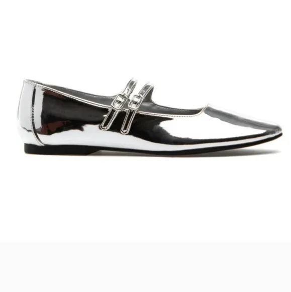 Steve Madden Bensonn Mary Jane Ballet Flats Sz-10 NWOT