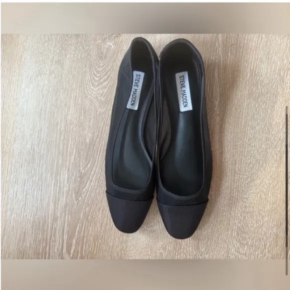 Steve Madden Blair Mesh Cap Toe Ballet Flats 8.5 NWT