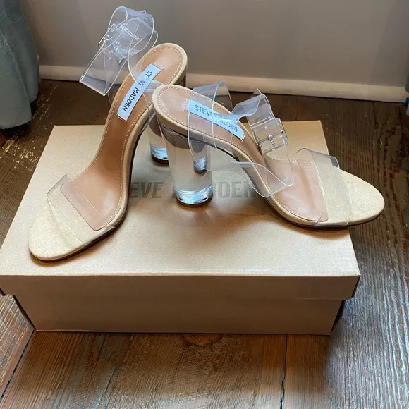 Steve Madden Clear Sandals