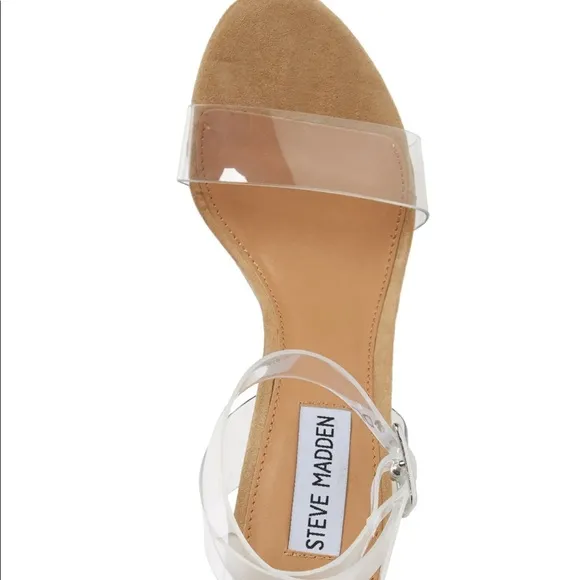 Steve Madden Clear Sandals