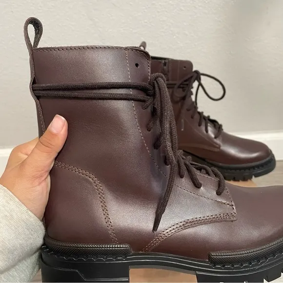 Steve Madden Jamisyn Lace Up Combat Lug Boots NEW​​​​​