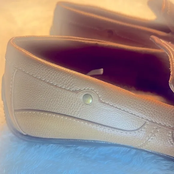 Steve Madden Men’s 9 M-Need Vegan PU Leather Tan Driving Loafers Slip On