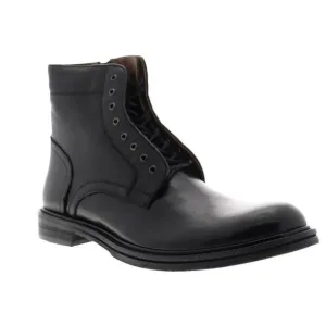 STEVE MADDEN Men's Catapult BLACK LEATHER BOOTS Military Combat Shoes 11.5