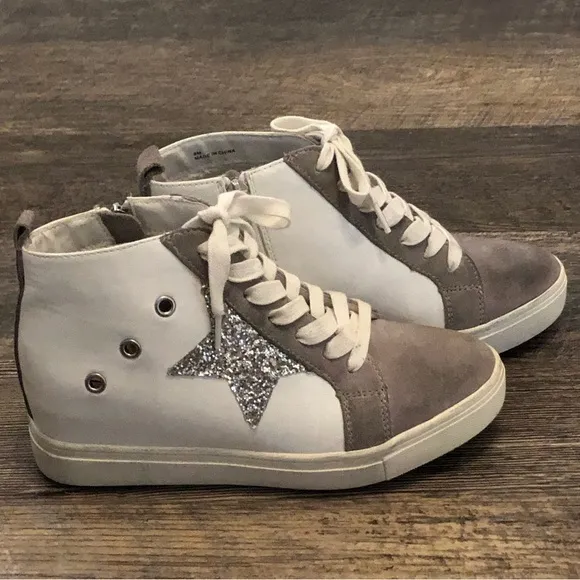 Steve Madden Platform Star wedge sneakers sz 6 worn once for about an hour
