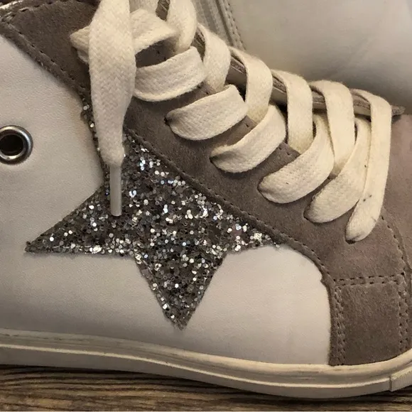 Steve Madden Platform Star wedge sneakers sz 6 worn once for about an hour