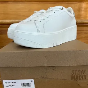 Steve Madden Rockaway White Sneakers