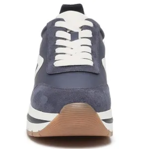 Steve Madden Rueben blue &amp; white platform sneakers – NWOT