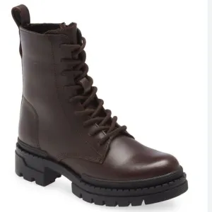 Steve Madden leather Yamisin combat boots