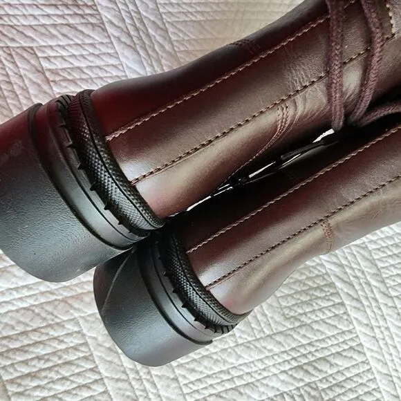 Steve Madden leather Yamisin combat boots