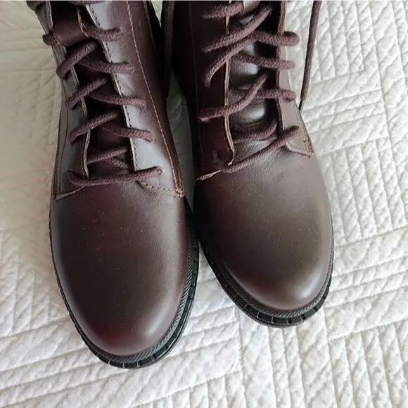 Steve Madden leather Yamisin combat boots