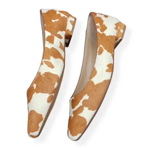 Steven by Steve Madden NWT Bantry flats cow print